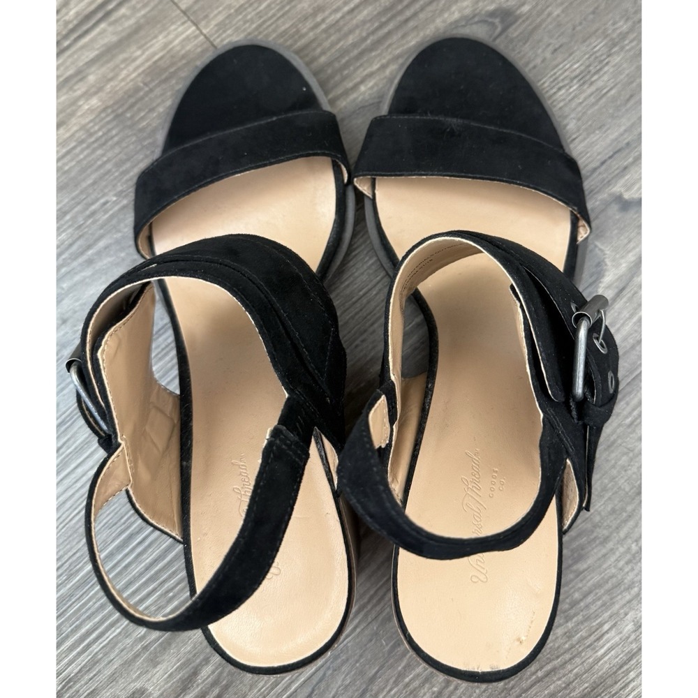 SOLD
Girl Block Heel Sandals Open Toe Slingback Minimalist Chic 8.5 Goth - Picture 3 of 10